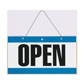 Sign OpenClosed With Chain 75x100mm