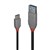 Adaptor Lindy 36895 UsbC Male to UsbA Female 015m Anthra Line Type 32